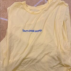 Burn Boot Camp Yellow Women's Top